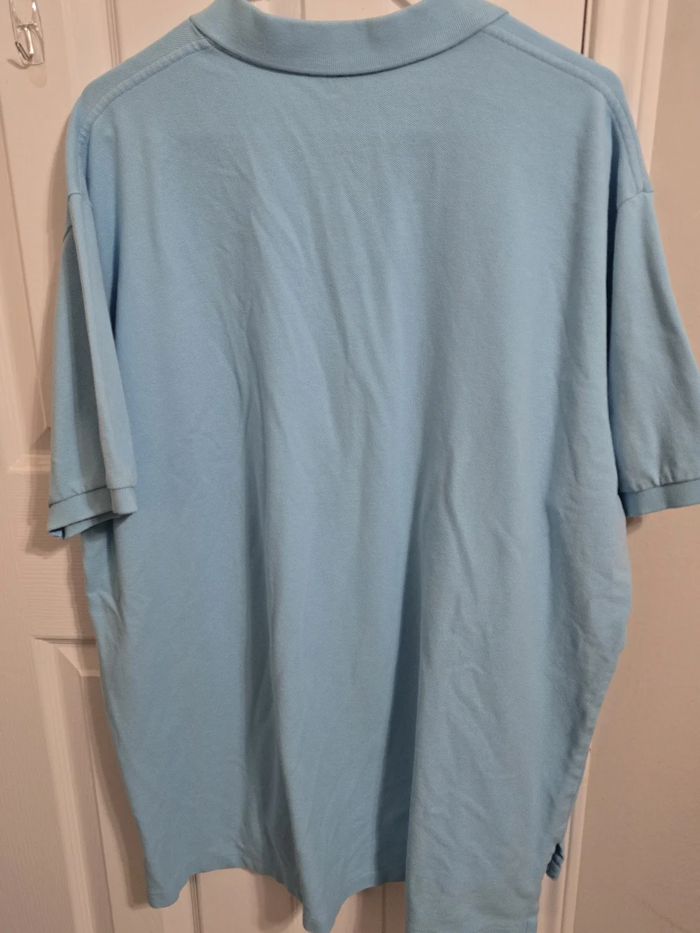 Ralph Lauren Men’s Polo in Light Blue with Orange Pony